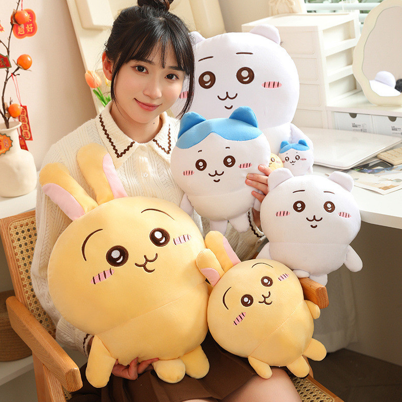 Chiikawa Sang Trọng Đồ Chơi 10-30CM Mềm Chiikawa Sang Trọng PP Cotton Búp Bê Gối Trang Trí Nhà Sofa Đệm Đồ Trang Trí