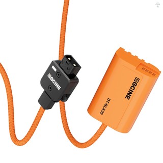 Pin giả ZGCINE DMW-BLK22 có đầu nối D-Tap Cáp nguồn dài 60cm D-Tap sang DMW-BLK22 Thay thế pin giả cho Panasonic Lumix DC-G9 II / DC-S5 / DC-S5 II / DC-S5 IIX / GH5