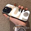 ibumpers Ốp Điện Thoại iPhone Sang Trọng Tối Giản Họa Tiết Chữ Lớn Cho IPhone 16 15 14 12 13 11 Pro Max Ốp Lưng IMD Cứng Và Nhẵn