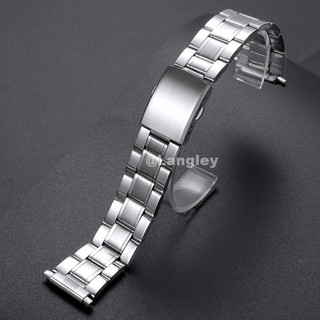 Dây đeo đồng hồ bằng thép không gỉ 16-22mm 5 hạt Jubilee Band 16mm 17mm 18mm 19mm Dây đeo đồng hồ đàn hồi 20mm 21mm cho đồng hồ thạch anh Đồng hồ cơ nam nữ