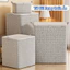 Túi Đựng Quần Áo Chăn Màn Cỡ Lớn Chống Thấm, Túi Vải Gấp Gọn Có Quai Xách Tiện Lợi Khi Chuyển Nhà
