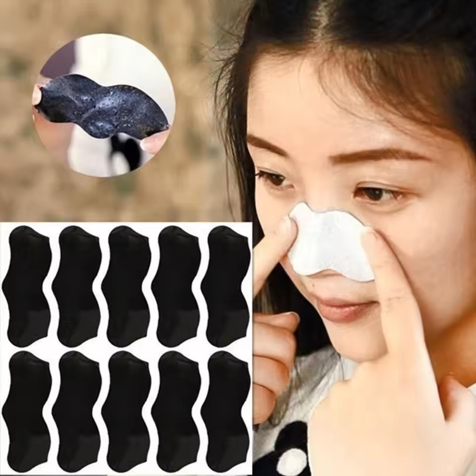 10-60 Cái Làm Sạch Sâu Mụn Đầu Đen Loại Bỏ Dải Mũi - Thu Nhỏ Lỗ Chân Lông Điều Hỗ trợ giảm mụn Miếng Dán Mũi Chăm Sóc Da
