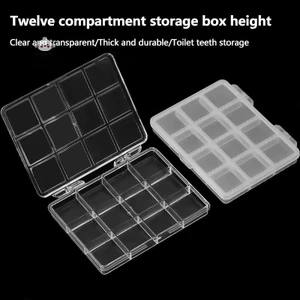 Maybest 12 Lưới Nhựa Tổ Chức Giá Đỡ Cho Móng Tay Nghệ Thuật Đá Trang Sức Lấp Lánh Phụ Kiện Hộp Bảo Quản Hạt Trang Trí Dụng Cụ Thu Thập {VN}