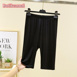 Phụ Nữ Modal Quần Short Legging Trơn Mỏng size Lớn Quần yoga Mùa Hè 2025 Quần Co Giãn