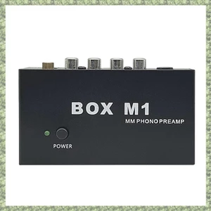 Box M1 mm Phono Preamp cho bàn xoay Máy ghi âm thanh nổi Mini HiFi với bộ khuếch đại tai nghe