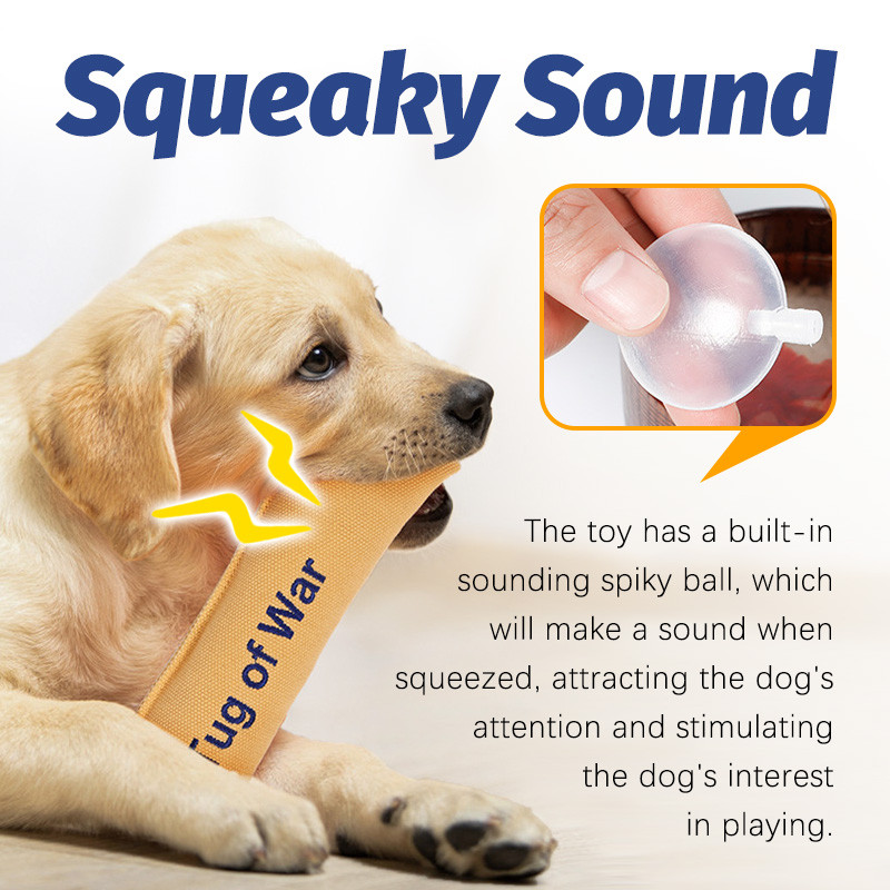 Doglemi Tương Tác Chó Tug Đồ Chơi Squeaky Thú Cưng Nhai Đồ Chơi Chống Cắn Có Tay Cầm Cho Chó Nhỏ Vừa Lớn Cắn Huấn Luyện