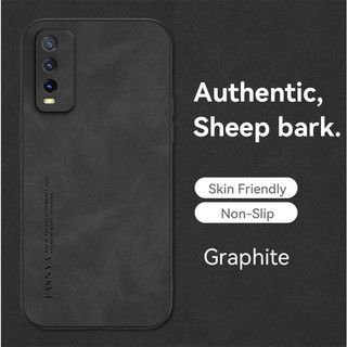 Ốp lưng Vivo Y12A V2042 V2043 V2048 V2032 v2026 v2027 v2028 v2029 y11s Da cừu cao cấp, làm bằng vỏ cứng thân thiện với da, vỏ điện thoại chống rơi và hấp thụ sốc