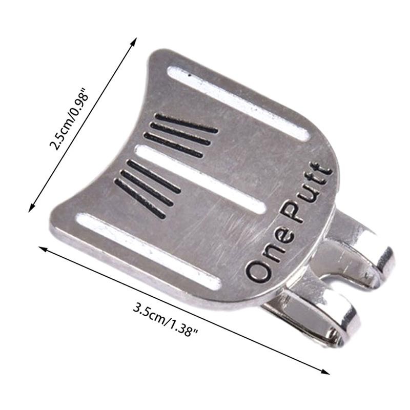 Tmoy One putt Design Golf Ball Mark plus Từ Golf Hat Clip Golf Marker Drop Ship markerone putt TCS