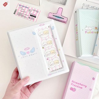ALIK Phim Hoạt Hình Photo Booth Album Cho 40 Chiếc 2x6 Inch Dải Ảnh Đánh Dấu Trang 20 Chiếc 4x6 4R Giá Đỡ Ảnh Thẻ Nhỏ Lưu Trữ Sách VN