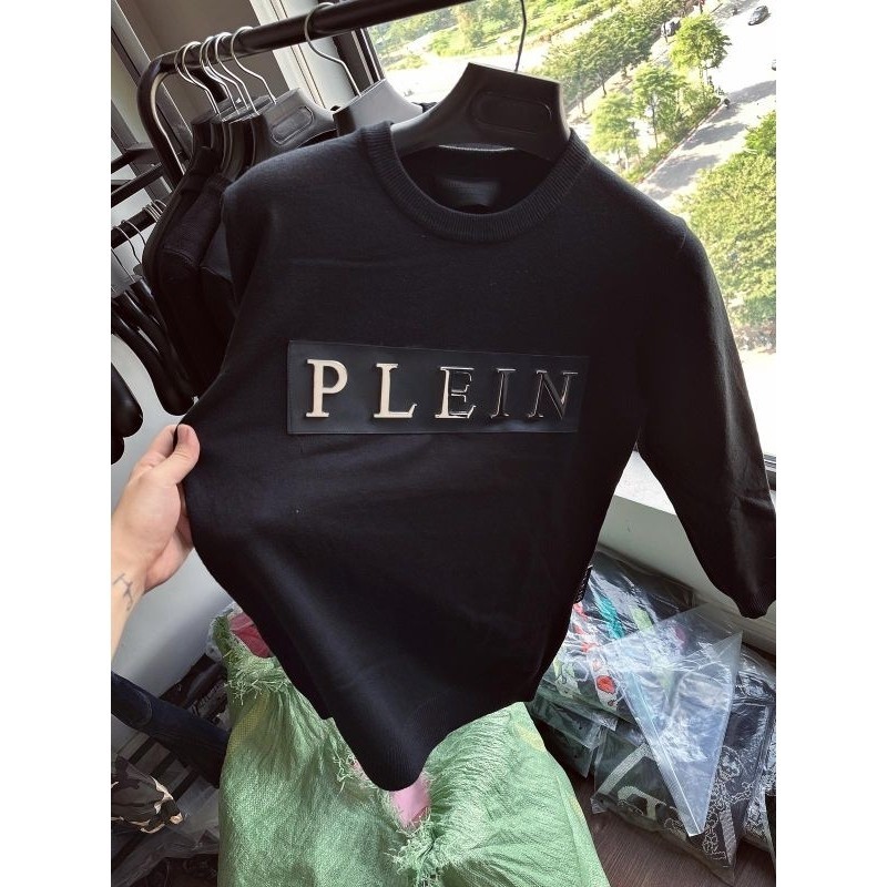 Áo Len Chữ Plein Sắt KCloset Áo Sweter Chữ Dày Dặn Dáng Rộng Nam Nữ