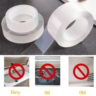[3-5 Ngày Đến] Băng Khoảng Cách Chống Thấm Nước Tự Dính 1Mx5cm - Acrylic Trong Suốt Cho Tường Nhà Bếp / Phòng Tắm, Niêm Phong Mạnh Không Có Dư Lượng Băng Nâng Cấp Nhà Có Thể Tháo Rời