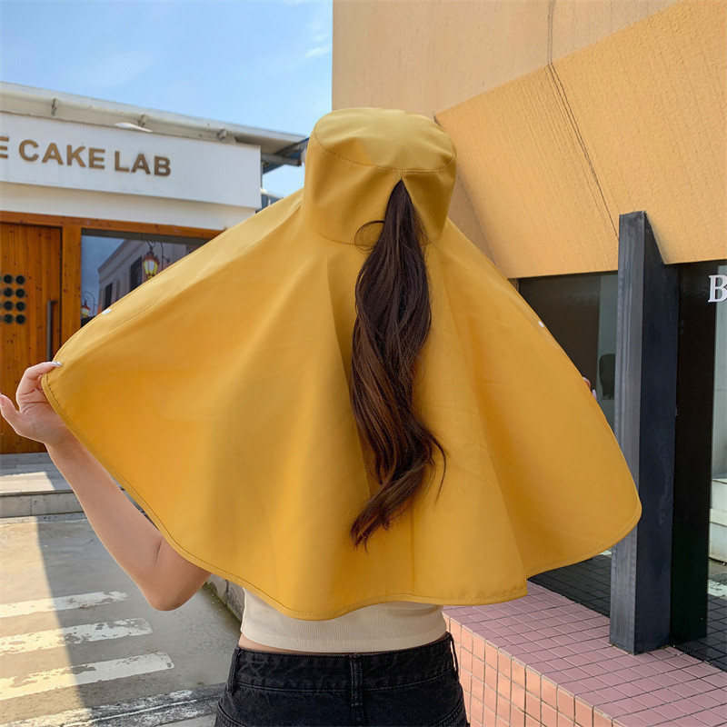 Mũ Nón Chống Nắng Vành 8.5cm - Mẫu Mùa Hè 2025, Vải Polyester, Bảo Vệ Mặt/Cổ