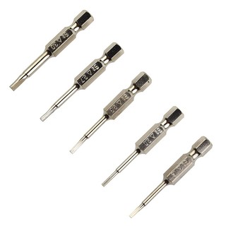 [Fuxin] 5 Chiếc Tua Vít Đầu Tam Giác Từ Tính Thép 1 / 4 Chuôi Lục Giác 50mm