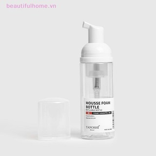 [Beautifulhome] Chai Bơm Bọt Du Lịch Tạo Bọt Hộp Đựng Xà Phòng Tay Sữa Rửa Mặt Dầu Gội Mousse Hộp Bơm Có Thể Đổ Lại [vẻ Đẹp]