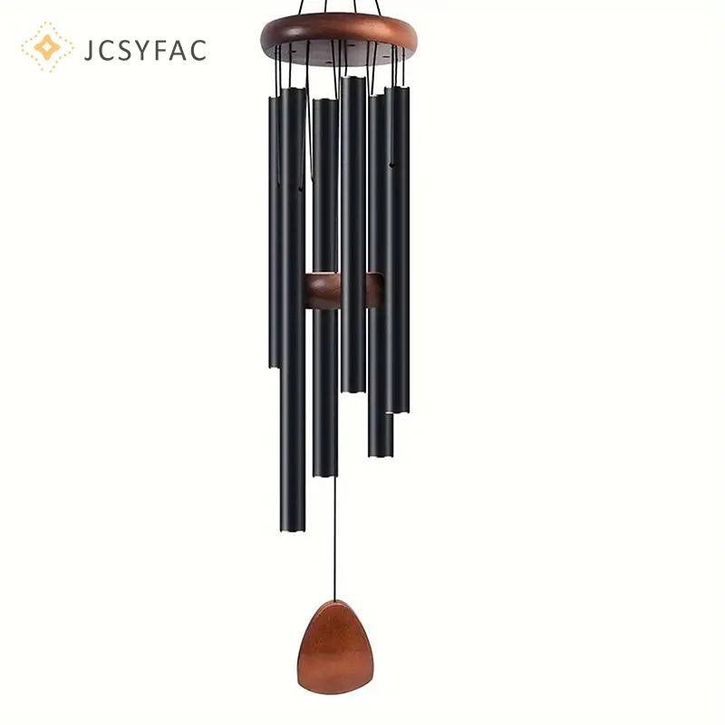 JCSYFAC Cổ Điển 26 Inch Ống Nhôm Chuông Gió Có Thẻ Trang Trại Sân Vườn Ban Công Hành Lang Trang Trí Mới