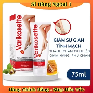Kem Giãn Tĩnh Mạch VARIKOSETTE Nga Cải Thiện Lưu Thông Máu Giữ Lại Vẻ Đẹp Cho Đôi Chân