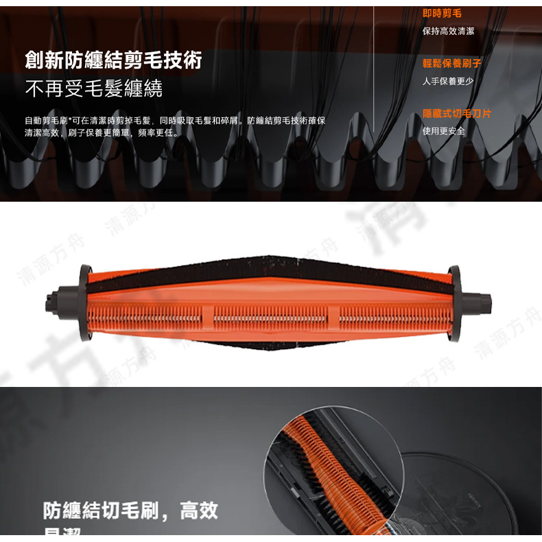 Robot quét Xiaomi X20 max / D109GL Bàn chải con lăn cắt Bàn chải bên Bộ lọc túi bụi Làm sạch chất lỏng tiêu hao