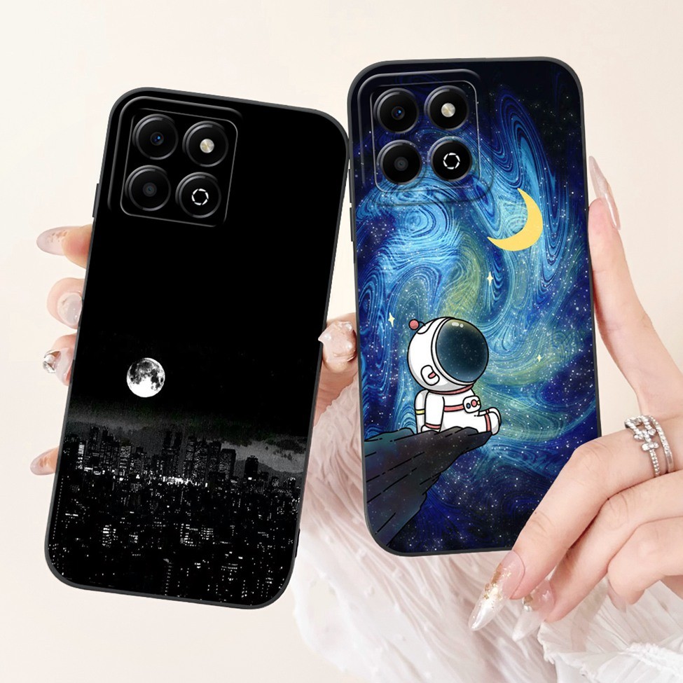 Honor X6b Ốp Lưng Gấu Trúc Dễ Thương Hoa Mèo Thẩm Mỹ Thời Trang Sang Trọng Ốp lưng Honor X6b JDY-LX1 JDY-LX2 Ốp Lưng Silicon