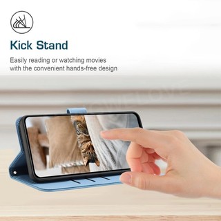 Dành Cho Samsung GalaxyS25 FE A17 A27 A16 A26 A36 A56 A06 A07 A57 S25 Plus Ultra 5G Flip Phone case Vỏ Da Sang Trọng Khe Cắm Thẻ 3D Ví Mèo Flip Cover Đứng Vỏ Vỏ