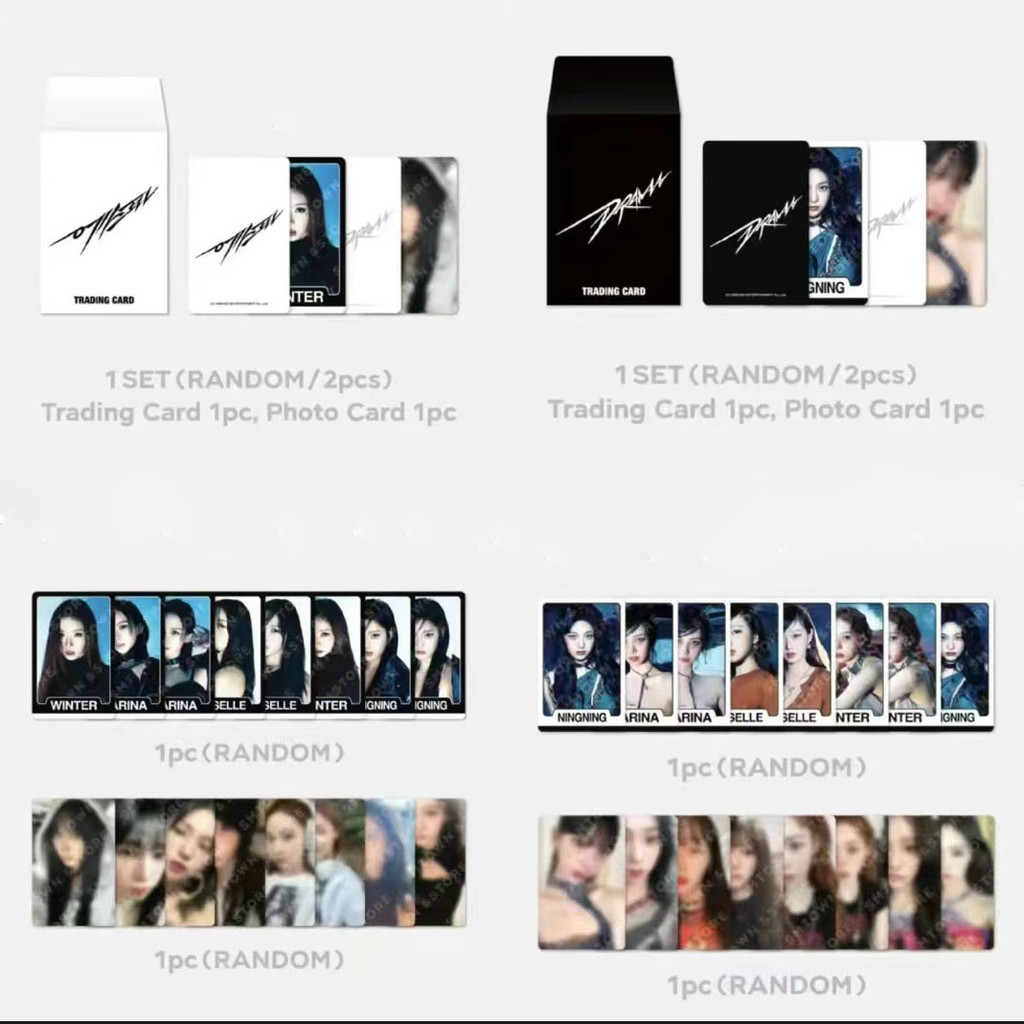 Æspa Album Mini thứ 4 Drama City Thẻ giao dịch ngẫu nhiên Photocard
