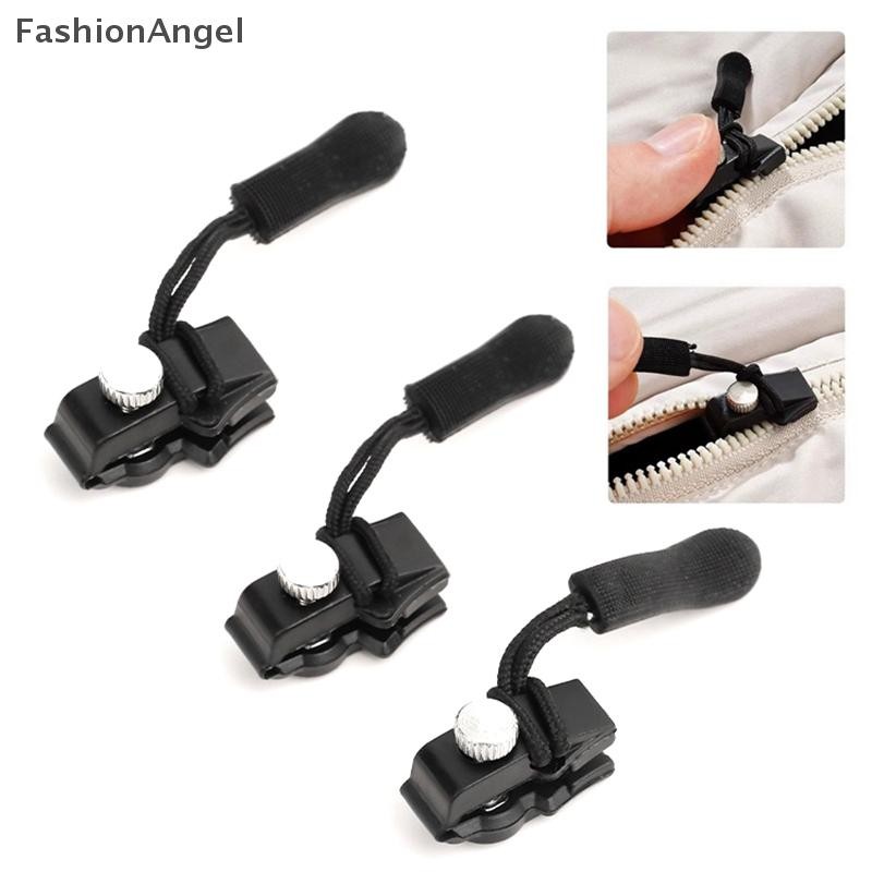 FashionAngel Đa Năng Có Thể Tháo Rời Kim Loại Dây Kéo Thanh Trượt Kéo Bộ Sửa Chữa Có Thể Tháo Rời DIY Thay Thế Đòn Bẩy Khóa Cho Quần Áo Hành Lý VN