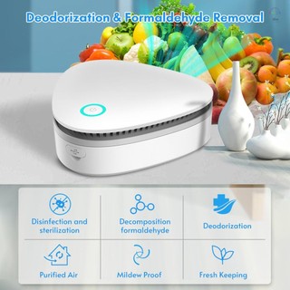 Máy Khử Mùi Tủ Lạnh Mini USB Tủ Lạnh Freashener Khử Mùi Mùi Khử Mùi Máy Tạo Ozone Cho Tủ Quần Áo Ô Tô Tủ Quần Áo Tập Đi Thú Cưng Tổ