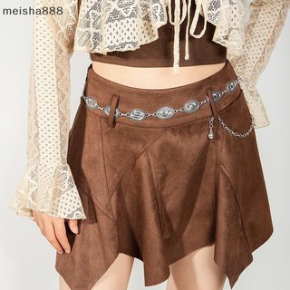 Meisha888 Dây Thắt Lưng Kim Loại Thời Trang Trang Trang Trí Tính Khí Nữ Với Váy Phù Hợp Với Thắt Lưng Thắt Lưng Áo Len Đa Năng Dây Xích Eo