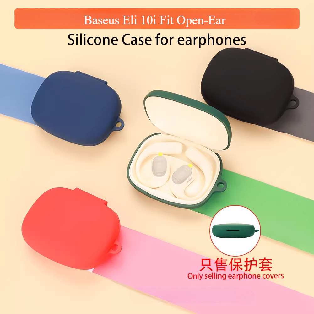 Cho Baseus Eli 10i Fit Open-Ear, ốp silicon mềm bảo vệ tai nghe