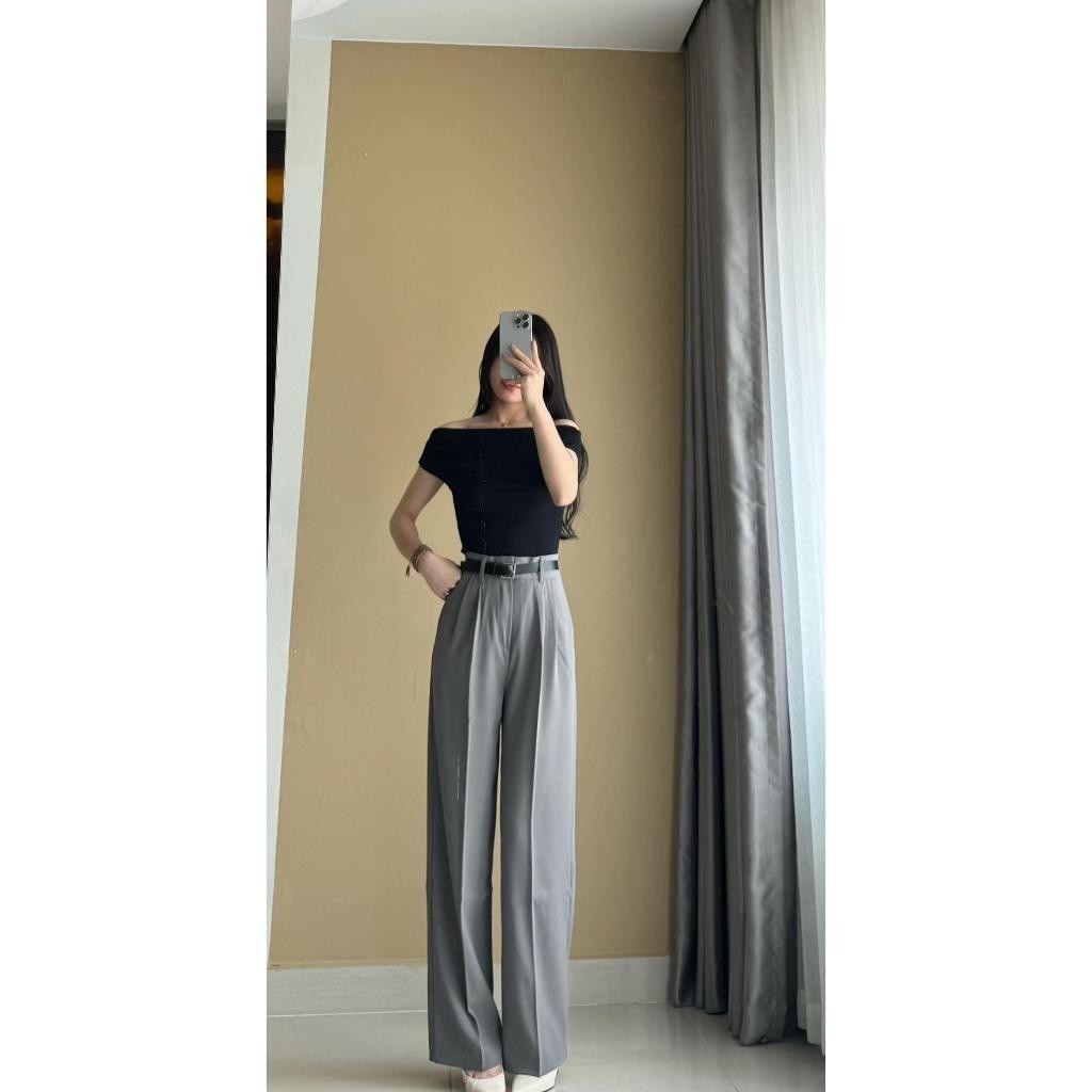 Quần Tây Ống Suông (Chất Gold Nhật) Mềm Mịn Lưng Cao Tôn Dáng Dài 97cm và 102cm