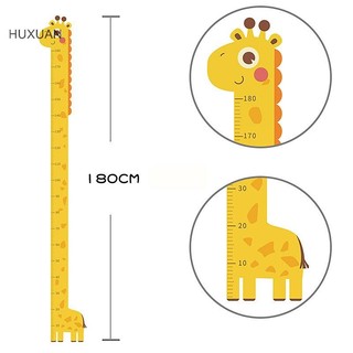 Huxuan 1 Hoạt Hình Động Vật Đo Chiều Cao Dán Tường Hươu Cao Cổ Dán Tường Trẻ Em Thước Tăng Trưởng Biểu Đồ Tăng Trưởng Cho Trẻ Em Phòng Ngủ Bé Mầm Non RFT