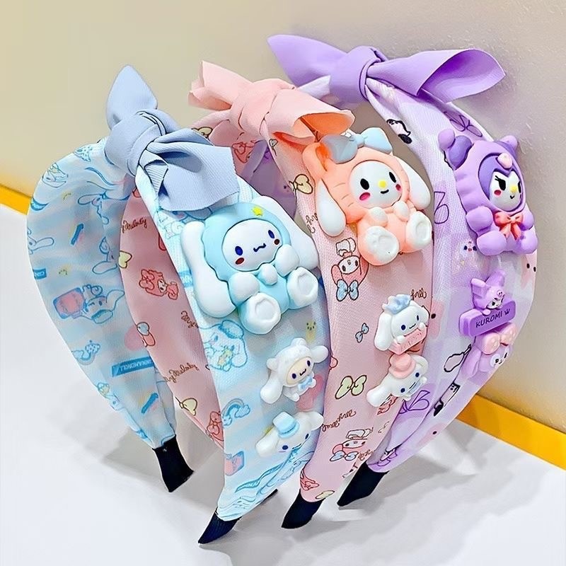 YT2 Hoạt Hình Trẻ Em Phụ Kiện Tóc Hàn Quốc Dễ Thương Sanrio Băng Đô Hợp Thời Trang Bán Chạy Băng Đô TY2