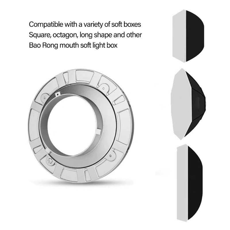 KIKIN Bowen Mount Softbox Speed Ring Adapter Speedring Mount để chụp ảnh