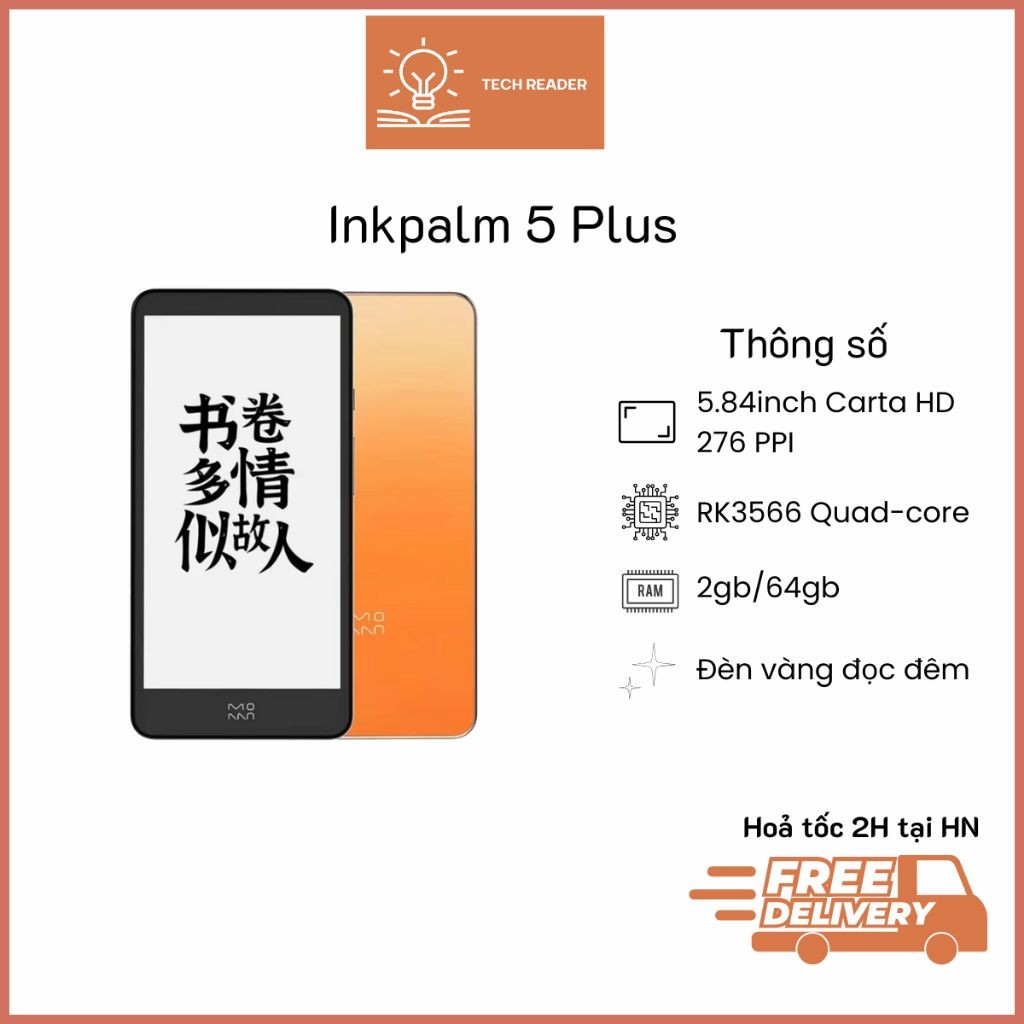 Máy đọc sách Mini Moaan Inkpalm 5 / Inkpalm 5 plus / Inkpalm 5 pro