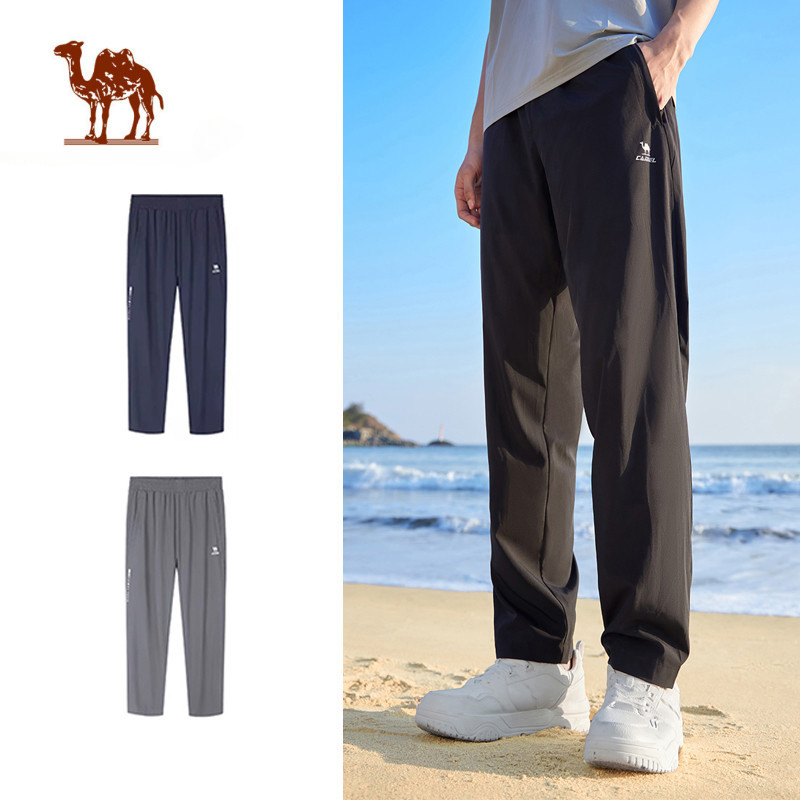 Ảnh Camel CROWN Quần Rời Thẳng Cho Nam Nữ Ngoài Trời Thoáng Khí Thể Thao Thường Ngày Quần Khô Nhanh 1