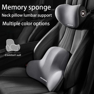 XOITU Đệm Lưng Ô Tô Hỗ Trợ Thắt Lưng Và Bộ Cổ, Đệm Công Thái Học Memory Foam Để Hỗ Trợ Lưng Dưới Tựa Đầu Cổ Tử Cung VN