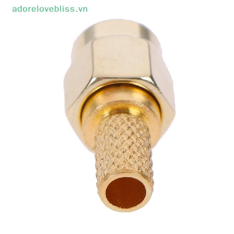 Thêm 5 chiếc sma nam cắm rf đầu nối đồng trục uốn cho rg58 rg142 rg400 lmr195 BSS
