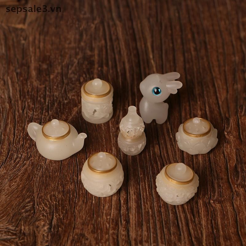 # sepsale # Đồ trang trí Rỗng ra Đá phát sáng Phụ kiện mặt dây chuyền DIY Trang sức Dây chuyền điện thoại di động Móc khóa trang trí nhà cửa.