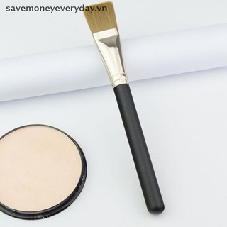 [savemoneyeveryday] 1 Bàn Chải Kem Che Khuyết Điểm Tay Cầm Bằng Gỗ Cọ Trang Điểm Mặt nạ Mềm Bàn Chải Bùn Dụng Cụ Mỹ Phẩm [vn]