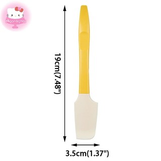 Moonlights Silicone Bếp Thìa Kem Bơ Bánh Thìa Trộn Batter Scraper Bàn Chải Bơ Trộn Phù Hợp Với Tất Cả Các Loại Lọ Và Lon EN