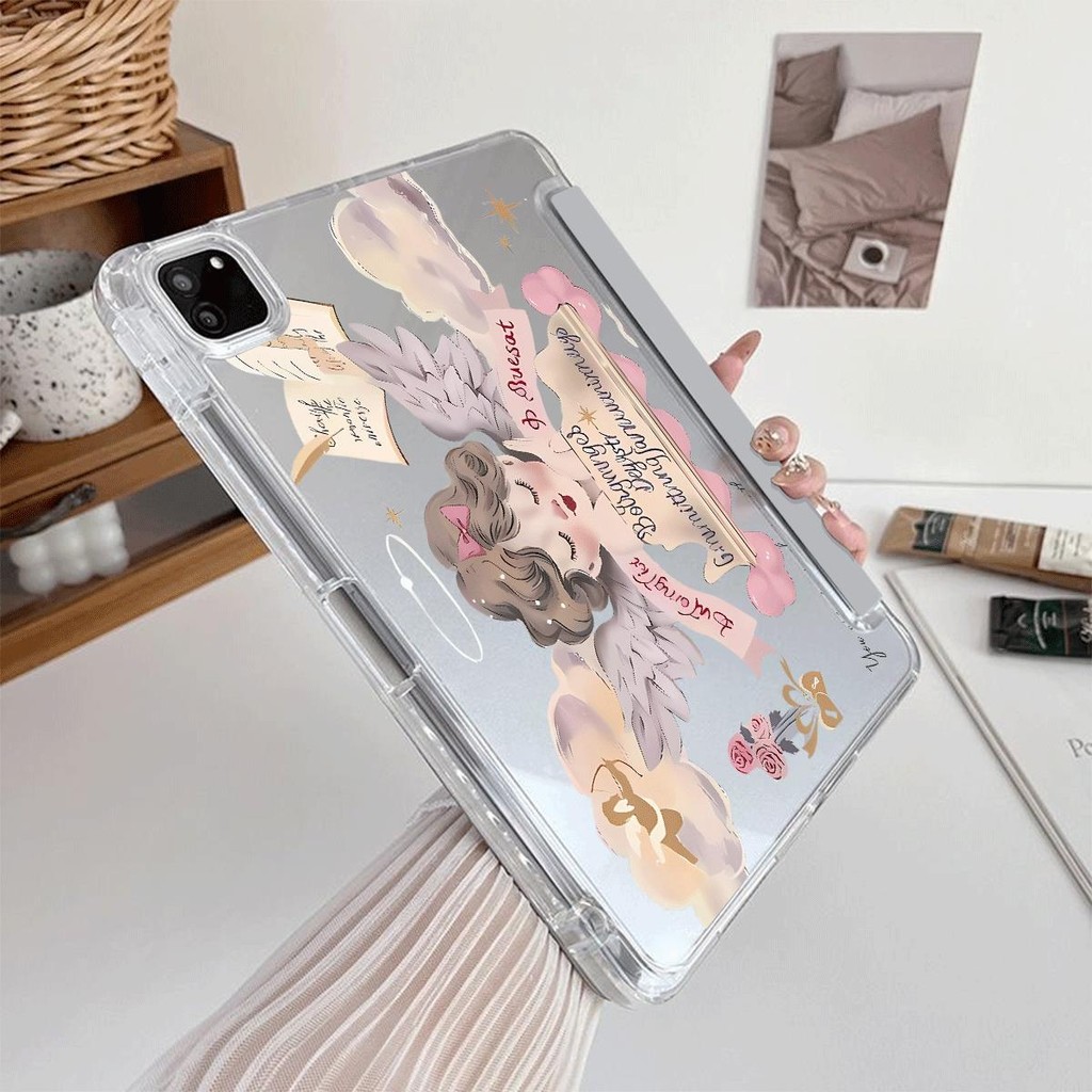 Ốp bảo vệ cho ipad 2024 air6 gen5 6 gen thế hệ thứ 10 pro12.9inch air4 5 gen7 8 9 2018 / 2017pro 2024 pro11 / 13 2025 gen11 A16 mini4 5 6 air7 air1 2 3 Vỏ máy tính bảng ba lần