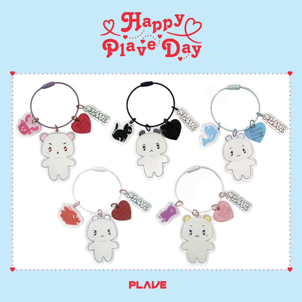 Happy Plave Day Acrylic Móc Khóa Photocard Business ID Học Sinh Thẻ POP UP Móc Chìa Khóa Trong Suốt Móc Khóa YEJUN NOAH BAMBY EUNHO HAMIN Idol Móc Khóa YM