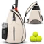 ESSENCEH Pickleball Vợt Ba lô, Túi đựng vợt Tennis dung tích lớn có thể đảo ngược, Dây kéo chắc chắn bền bỉ Túi mái chèo Pickleball Thiết bị tập thể dục