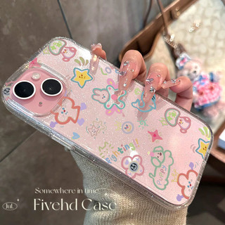 Ins Hàn Quốc Phim Hoạt Hình Ngôi Sao Dễ Thương Thỏ Bling Vỏ Cho iPhone 11 16 16E 15 14 13 12 Pro Xs Max XR X 7 8 Plus SE Vỏ Điện Thoại TPU Mềm Bảo Vệ Nhật Bản Lấp Lánh Trường Hợp HD Trong Suốt