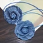 GODD Hoa Hồng Choker Tie Vải Hoa Hồng Choker Vải Phụ Kiện Cho Nữ Teen