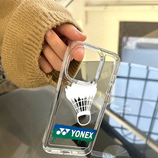 Ốp Điện Thoại Vỏ Cứng Acrylic Cho iPhone 16 15 14 13 12 11 X XR XS Yonex Cầu Lông Minh Họa