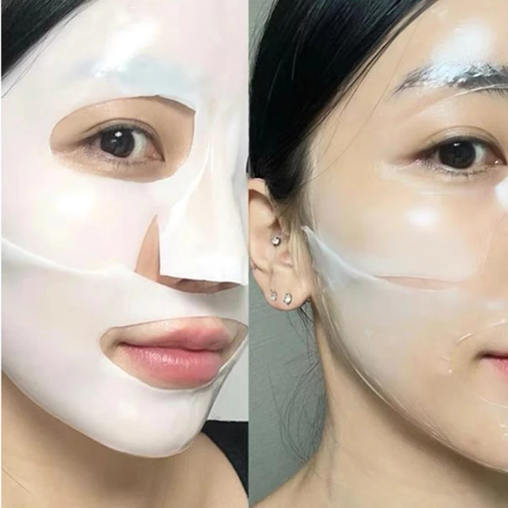 Mặt nạ Collagen sâu dành cho nữ - Mặt nạ da đàn hồi - Sản phẩm chăm sóc da mặt - Mặt nạ qua đêm hòa tan - Dưỡng ẩm, làm sáng, chống nhăn - Mặt nạ dạng chia
