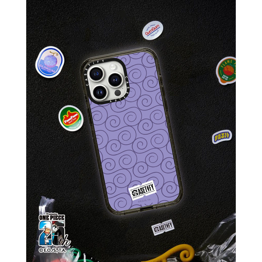 Casetify X ONE PIECE Gum-Gum Ốp lưng Acrylic cứng hút từ tính cho Apple IPhone 12 13 14 15 16 Pro Max Plus có hộp