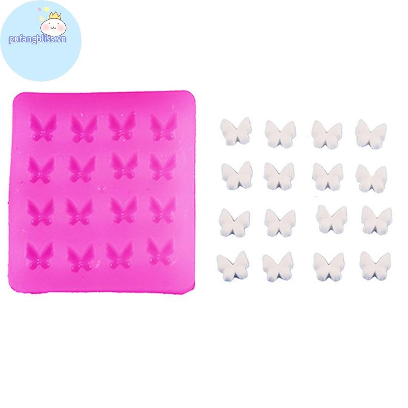 Pufangbliss 1 Cái Hình Khuôn Epoxy Charm Mặt Dây Chuyền Đất Sét Handmade Silcone Khuôn VN