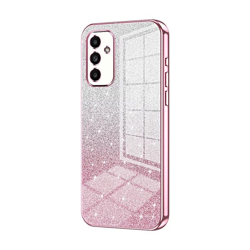 Ốp kim tuyến lấp lánh mạ vàng thời trang A 25 15 55 5g cho Samsung Galaxy A05 A13 A54 A15 A25 M15 M55 A55 vỏ ốp sáng bóng chống sốc Gnat