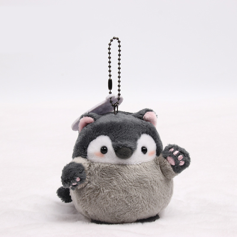 PS1 Dễ Thương PINGU Chim Cánh Cụt Sang Trọng Mặt Dây Chuyền Quà Tặng Cho Bạn Gái Ba Lô Trang Trí Móc Khóa Đồ Chơi nhồi Bông SP1